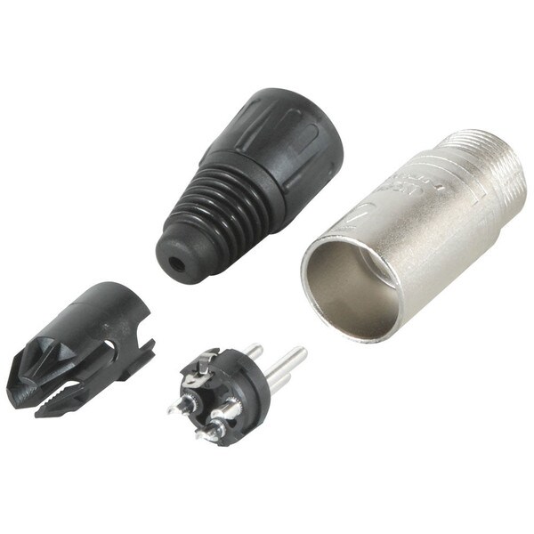 Main product image for Neutrik NC3MX XLR Male Nickel 092-011